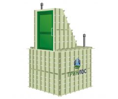 Пластиковый погреб ГРИНЛОС Погреб 1500*1500*2000 с вертикальным входом